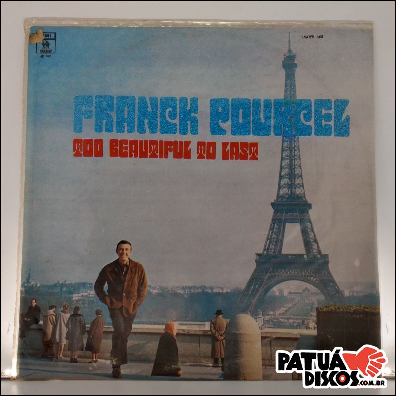Franck Pourcel Et Son Grand Orchestre - Too Beautiful To Last - LP – Patuá  Discos