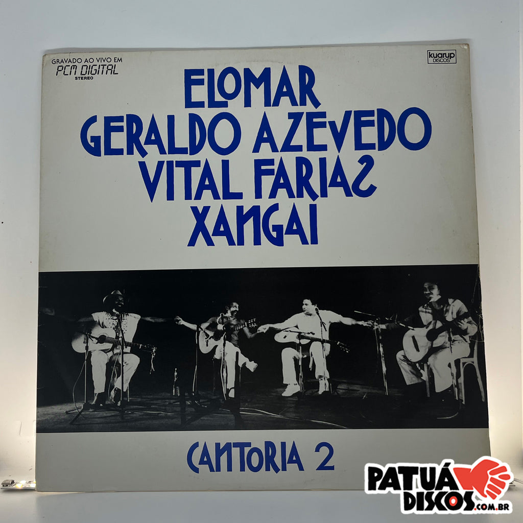 Elomar - Geraldo Azevedo - Vital Farias - Xangai - Cantoria 2 - LP