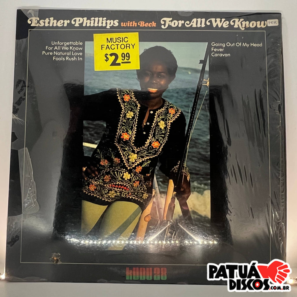 Esther Phillips With Beck - For All We Know - LP – Patuá Discos