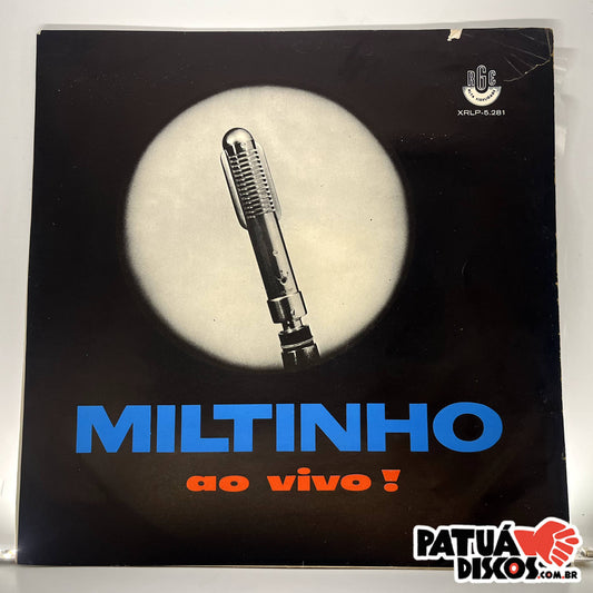 Miltinho - Ao Vivo! - LP