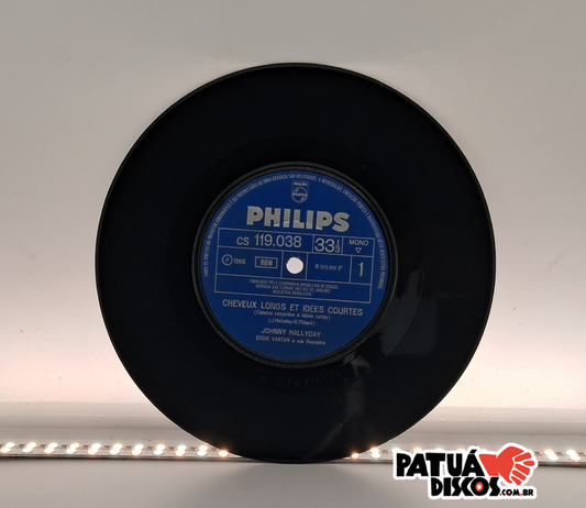 Johnny Hallyday - Cheveux Longs Et Idées Courtes / Du Respect - 7"