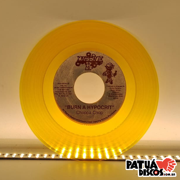 Sizzla / Choppa Chop - Smokin Herbs / Burn A Hypocrit - 7"