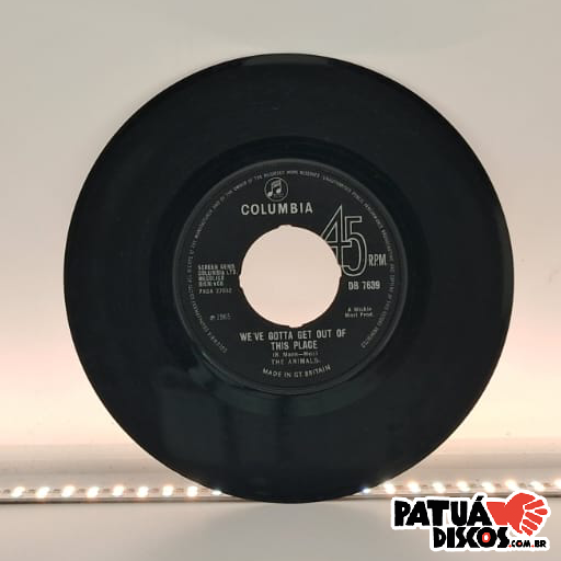 The Animals - We've Gotta Get Out Of This Place - 7"