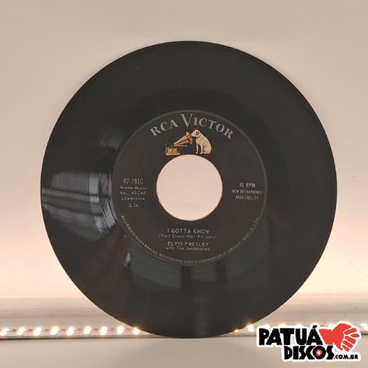 Elvis Presley - Are You Lonesome To-Night? - 7"