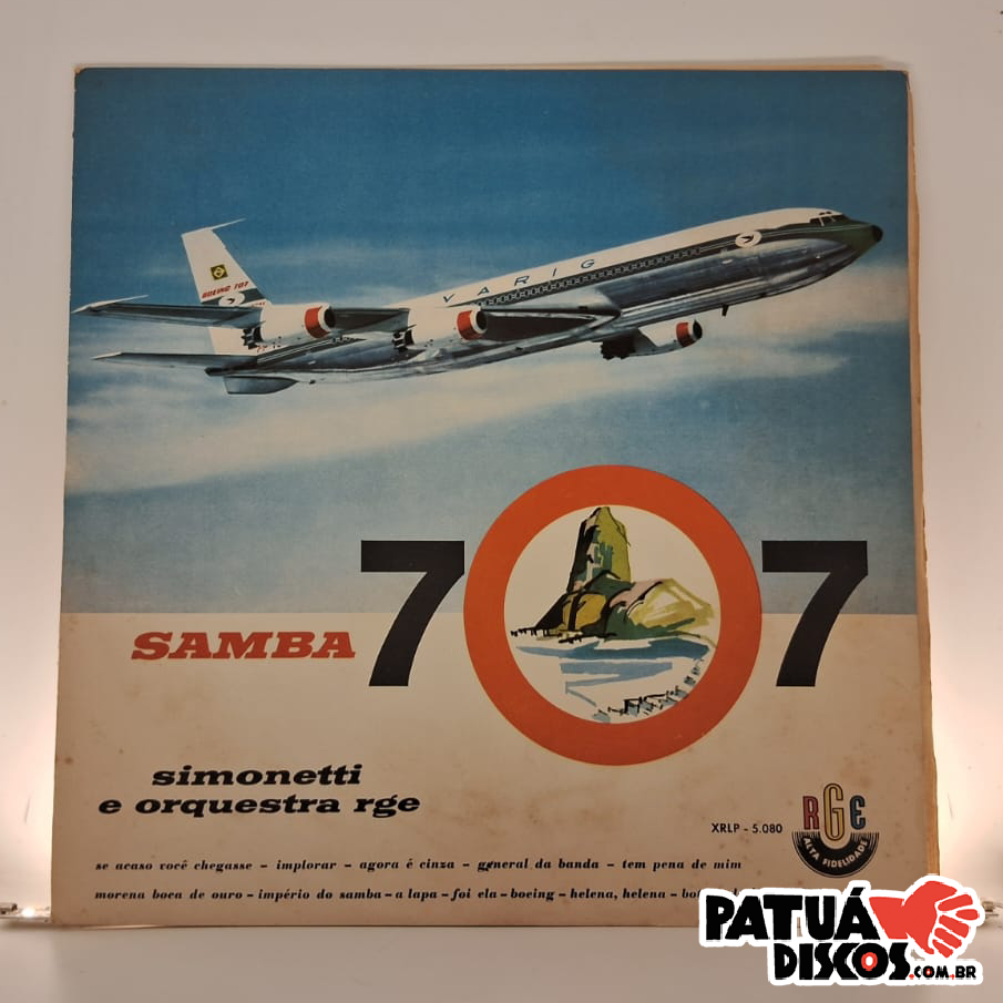 Simonetti E Orquestra RGE - Samba 707 - LP