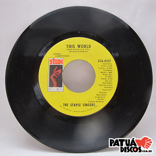 The Staple Singers - Are You Sure / This World - 7"