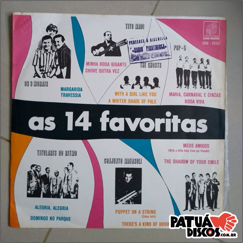 Vários Artistas - As 14 Favoritas - LP