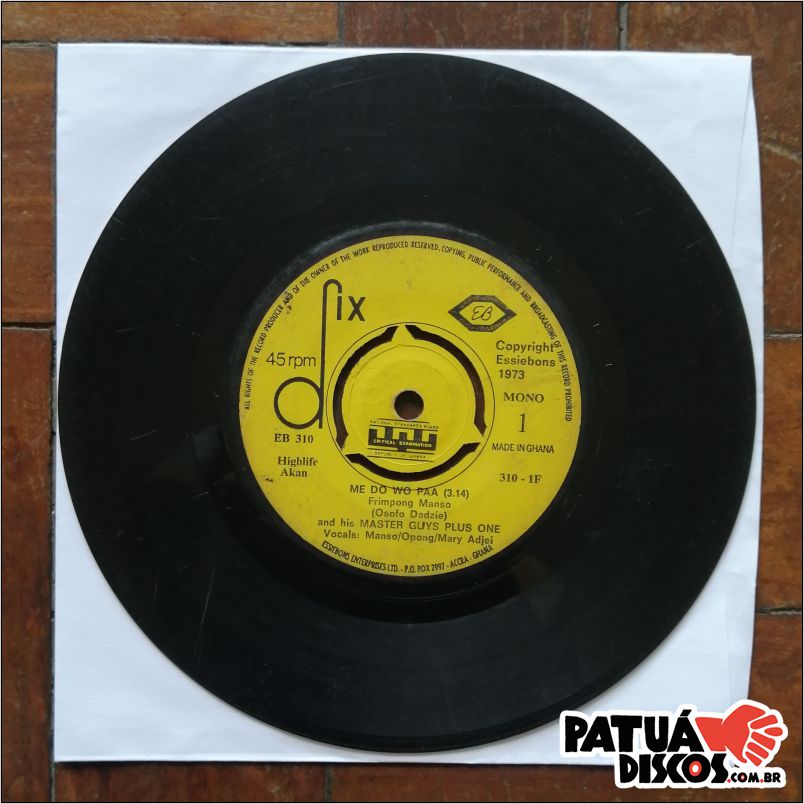 Nat Frimpong Manso - Me Do Wo Paa - 7''