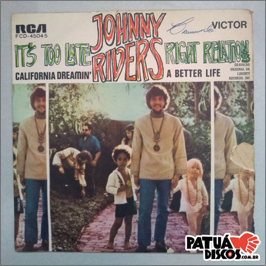 Johnny Rivers - It's To Late - 7"